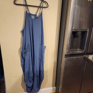 FP Movement by Free People Navy Ribbed Tank Top